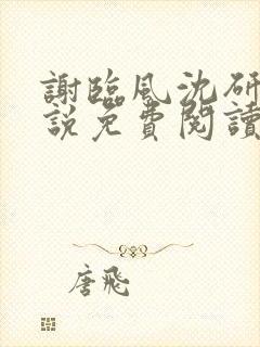 谢临风沈研卿小说免费阅读