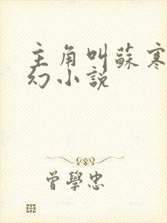 主角叫苏寒的玄幻小说