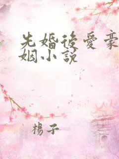 先婚后爱豪门联姻小说