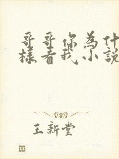 哥哥你为什么这样看我小说在线阅读