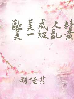 欧美成人精品欧美一级乱黄9