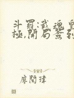 斗罗:武魂皇太极,开局签到黑龙天