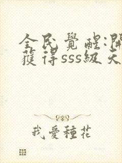 全民觉醒:开局获得sss级天赋 txt下载