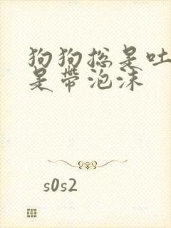 狗狗总是吐黄水是带泡沫