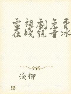 电视剧免费全集在线观看冰雨火