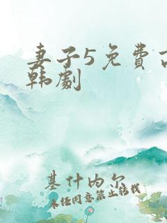 妻子5免费高清韩剧