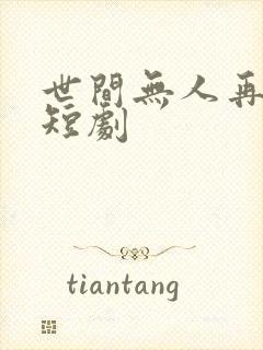 世间无人再似我短剧