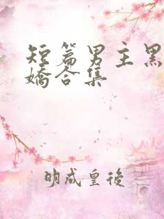 短篇男主黑化病娇合集