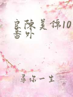 良陈美锦10个番外