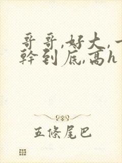 哥哥,好大,一干到底,高h