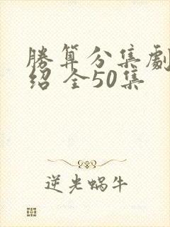 胜算分集剧情介绍 全50集
