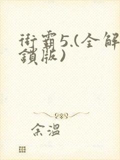 街霸5.(全解锁版)