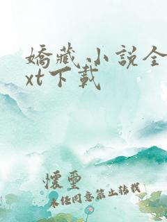 娇藏小说全文txt下载