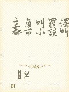 主角叫罗泽楷的都市小说叫什么名字