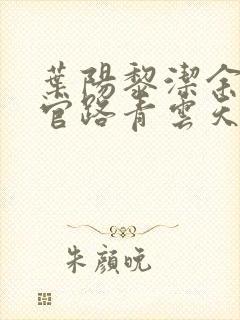 叶阳黎洁余秋水官路青云天骄小说