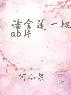 潘金莲一级特黄ab片