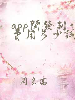 app开发制作费用多少钱