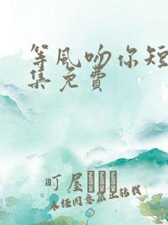 等风吻你短剧全集免费