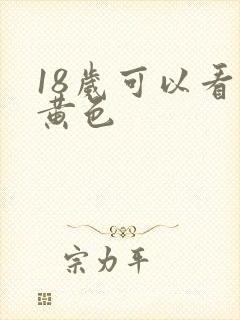 18岁可以看的黄色