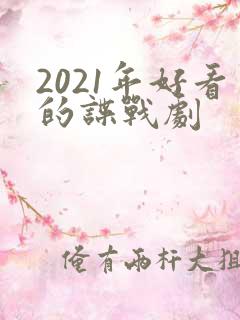 2021年好看的谍战剧