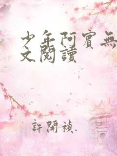 少年阿宾无删全文阅读