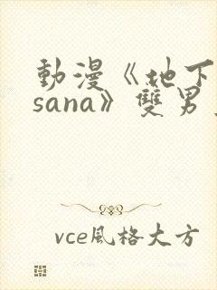 动漫《地下偶像sana》双男主