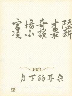 官场奇才陆羽盛凌小说最新章节