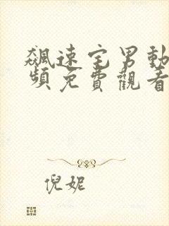 飙速宅男动漫视频免费观看