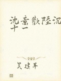 沈意欢陆沉舟二十一