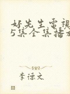 好先生电视剧45集全集播放免费