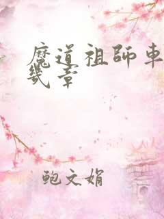 魔道祖师车在第几章