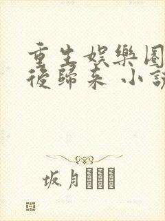 重生娱乐圈:天后归来 小说