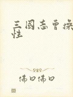 三国志曹操传属性