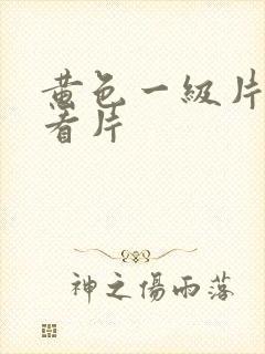 黄色一级片免费看片