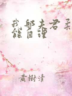 我那夫君柔弱不能自理