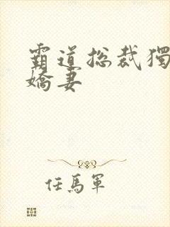 霸道总裁独宠小娇妻