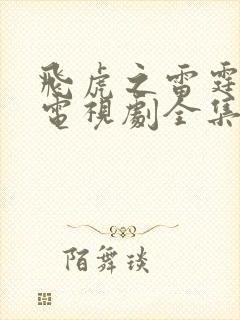 飞虎之雷霆极战电视剧全集免费观看