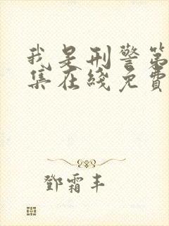 我是刑警第10集在线免费观看