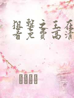 狙击之王在线观看免费高清完整版