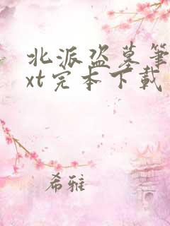 北派盗墓笔记txt完本下载