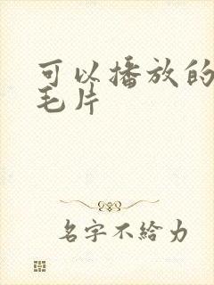 可以播放的av毛片