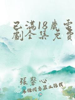 已满18岁电视剧全集免费观看