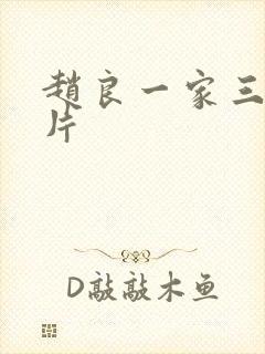 赵良一家三口照片