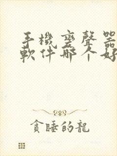 手机变声器免费软件哪个好用