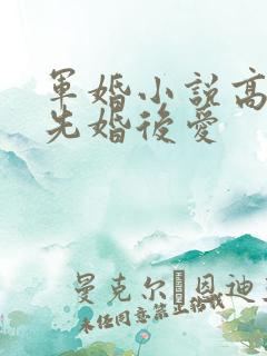 军婚小说高干文先婚后爱