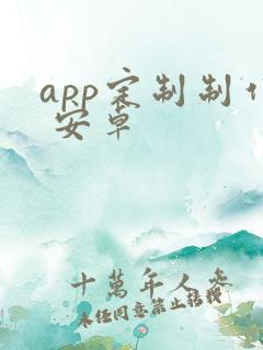 app定制制作 安卓