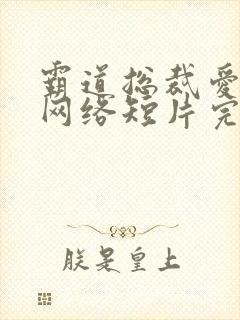 霸道总裁爱上我网络短片完版全集