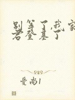 别等了,我家夫君登基了