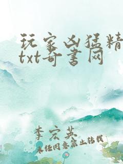 玩家凶猛精校版txt奇书网