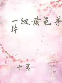 一级黄色普通话片